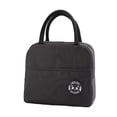 thumbnail image 1 of Riforla Lunch Bag Insulated Lunch Box for Women Lunch Tote Bags with Front Pocket Reusable Thermal Cooler Bag Lunch Container for Women Men Work Picnic Lunch Bag Black One Size, 1 of 3