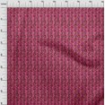thumbnail image 3 of oneOone Viscose Jersey Fabric Leaves & Floral Block Decor Fabric Printed BTY 60 Inch Wide, 3 of 5