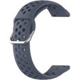 thumbnail image 3 of KOMI Band Compatible with Fitbit Versa 2 Watch,Soft Silicone Replacement Strap for Fitbit Versa/Versa Lite/SE Smart Fitness Watch Gray, 3 of 5