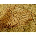 thumbnail image 5 of oneOone Silk Tabby Medium Blue Fabric Writing Font Craft Projects Decor Fabric Printed By The Yard 42 Inch Wide, 5 of 5