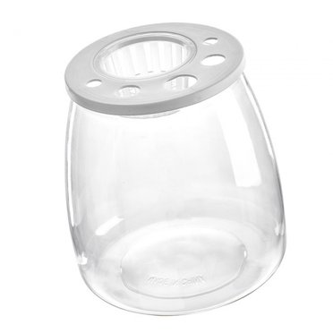 Bol à Poisson Aquarium de Bureau Polyvalent Tendance Transparent Aquarium Bricolage Micro Paysage pour Salle à Manger Restaurant Chambre Ferme Café Forme de Tambour