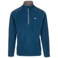 thumbnail image 1 of Trespass Mens Casual Fleece Top Blackford - Anti Pilling, 1/2 Zip Neck, Contrast Inner Collar, Contrast Neck Tape, Knitted, 100% Polyester, 1 of 8