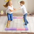 thumbnail image 2 of Gymax Poutres d'Équilibre pour Enfants avec Surface Texturée Antidérapante et Coussinet Inférieur Multicolore, 2 of 10