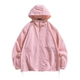 thumbnail image 2 of RXIRUCGD Ensemble de Protection Solaire pour Homme Veste Décontractée à Manches Longues avec Capuchon, Rose, Taille : 2TG, 2 of 6