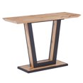 thumbnail image 1 of Moderne MDF et Métal Console - Naturel et Noir, 1 of 7