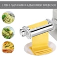 thumbnail image 3 of Pasta Roller Attachment For Bosch Kitchen Mixer, Pasta Sheet Roller, Spaghetti Fettuccine Cutter Maker Accessories B, 3 of 5
