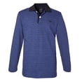 thumbnail image 1 of Sportoli Polo Rugby à Manches Longues en Coton à Larges Rayures pour Garçons - Bleu Uni (Taille 10), 1 of 7