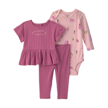 Carter's Child of Mine Baby Girl 3-Piece Pant Set