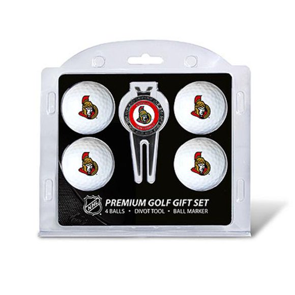 Team Golf 14906 Ottawa Senators 4 Ball - Divot Tool Gift Set