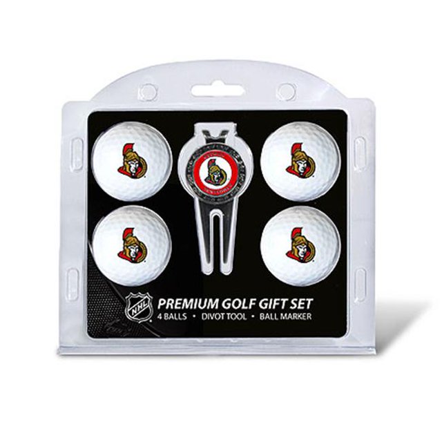 Team Golf 14906 Ottawa Senators 4 Ball - Divot Tool Gift Set