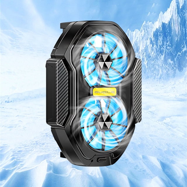 High Power Fan Phone Heat SinkCooled Charging Wireless Heat Sink Back Clip Turbo Cool