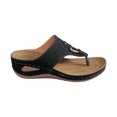 thumbnail image 2 of LSLJS Hollow Metal Circle Thick-soled Wedge Heel Flip-flops Women, Womens Flip Flops, 2 of 6