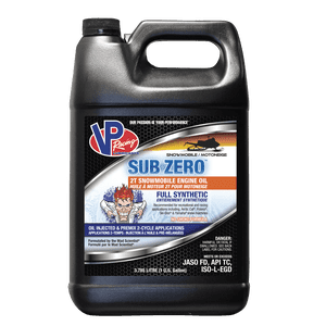 VP Racing Fuels Oil VP7110004 Sub-Zero; Synthetic 2-Stroke Snowmobile; 1 Gallon Jug; Single