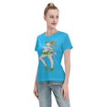 thumbnail image 4 of T-Shirt Basique à Manches Courtes pour Femmes Sailor Moon Makoto Kino, 4 of 6