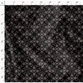 thumbnail image 4 of Soimoi Black polyester Crepe Fabric Floral Wreath Geometric Print Fabric by Yard 52 Inch Wide, 4 of 5