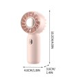 thumbnail image 3 of Ovzne 2025 Handheld Fan Convenient And Compact Outdoor Small Fan 500mA Battery On Clearance, 3 of 6
