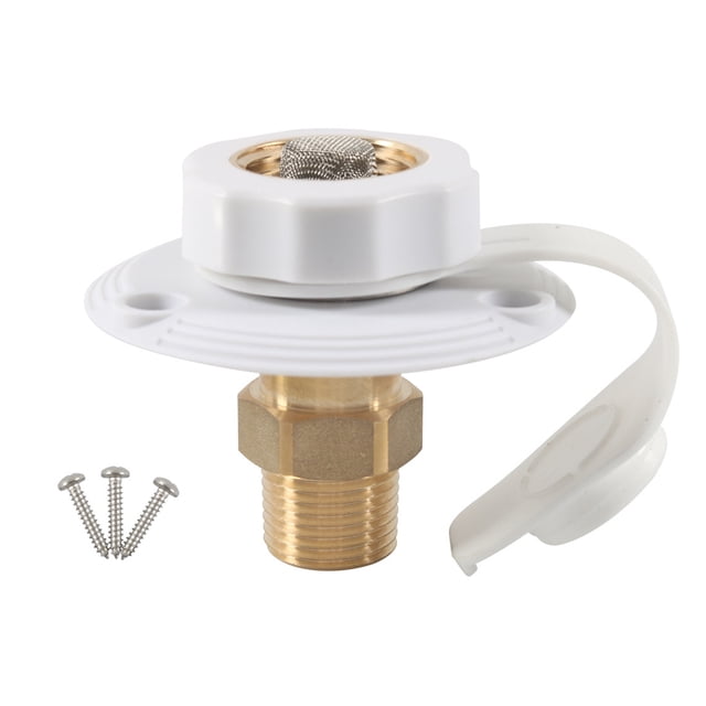 fastboy Boltigen RV City Water Inlet Flange Replacement Check Valve For Camper Motorhome Rv Water Fill Inlet A