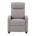 thumbnail image 1 of CorLiving Oren Soft High Quality Fabric Manual Recliner, 1 of 9