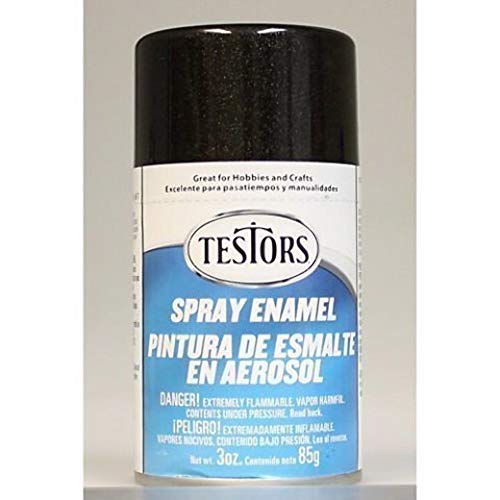 Testor%27s+1254T+3+Oz+Black+Metallic+Spray+Enamel