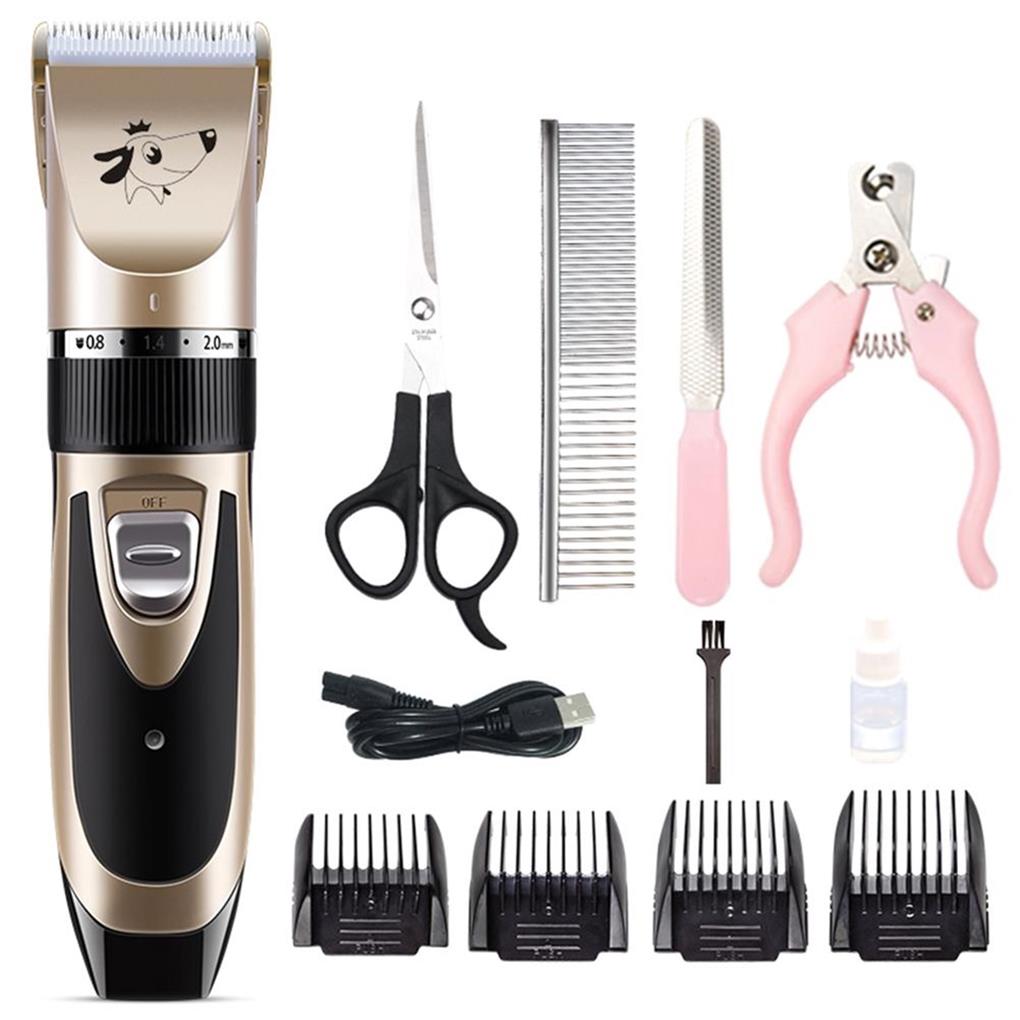 Maoww Tondeuse Électrique pour Poils d'Animaux, Rechargeable par USB, Trousse d'Outils de Toilettage pour Chiens