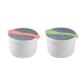 thumbnail image 4 of tredstone Home Office Hotel Portable Microwave Oven Rice Cooker Food Grade Steamer Pot Household Cookware Kitchen Gadget Green, 4 of 9