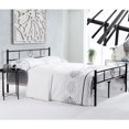 thumbnail image 3 of Homylin Double Size Metal Bed Frame Mattress Foundation with Cute Heart Design, 3 of 5