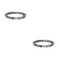 thumbnail image 4 of Redempat à la Mode et Confortable à Porter Unisexe Bracelets Perlés pour Tous les Jours Chic Bande 2Set, 4 of 6