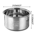 thumbnail image 2 of Aqestyerly Doublure Intérieure de Casserole en Acier Inoxydable de Rechange pour Cuiseur à Riz, Antiadhésive et Durable, Doublure Intérieure de Casserole pour Cuiseurs à Riz Multifonctions HWRETIE, 2 of 5
