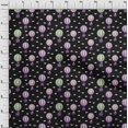 thumbnail image 4 of oneOone Rayon Black Fabric Circus Craft Projects Decor Fabric Printed By The Yard 56 Inch Wide-aB, 4 of 5
