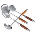 thumbnail image 1 of LAFGUR 4Pcs/Set Kitchenware Set, Spatula, Kitchen Tool Cookware Set Rosewood Handle For Home, 1 of 8