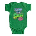 thumbnail image 1 of Baby "Kiss My Sass" Bodysuit - Green - 18 Months, 1 of 1
