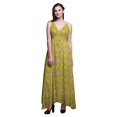 thumbnail image 1 of Bimba Robe de Plage Bohème Longue Sans Manches à Bretelles Imprimée Florale pour Femme - X-Grand, 1 of 1
