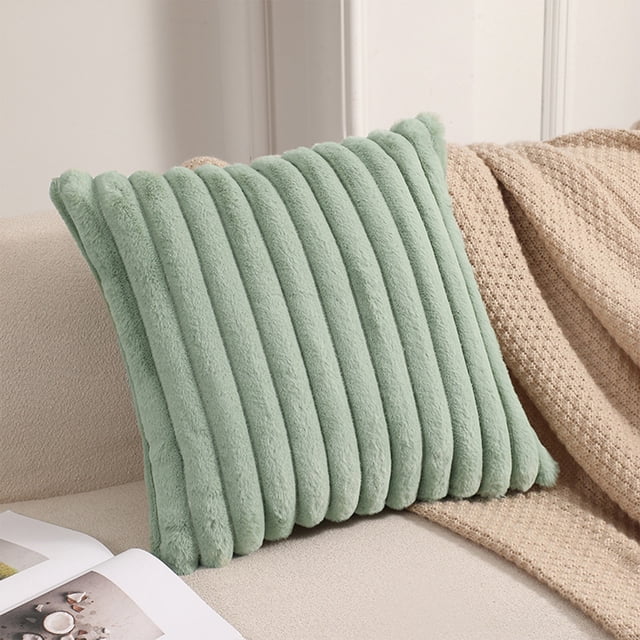 LSLJS Christmas Pillowcase Border Wholesale Pillowcase Solid Colour Without Core Plush Christmas Pillowcase, Festival Pillowcase