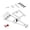 argent, variant on KLKCMS Truck Tow Crane Arm Wrecker Kit for 1/10 RC Crawler and Trailer Double Stent black