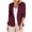 Wine, variant on aohooy Linen Blazer Women Summer Lightweight Single Button 3/4 Sleeve Blazers for Women Business Casual Suit Jacket with Pockets Wine,M