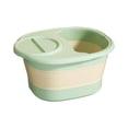 thumbnail image 2 of Cagogo Foldable Foot Bath Bucket, Portable Foot Spa Bucket With Massage Acupoints And Lid, Collapsible Foot Soaking Tub For Home Use, Deep Foot Bath Basin For Relaxation And Circulation, Foldable, 2 of 9