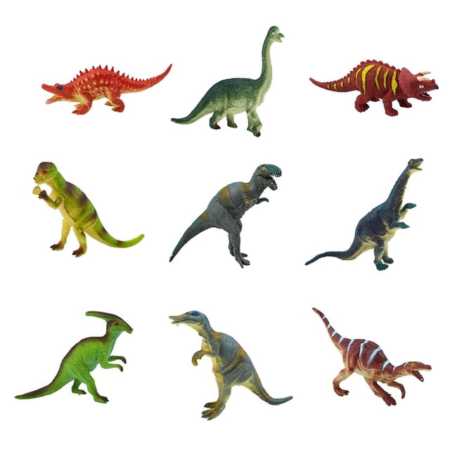 Dinosaur Model 12Pcs Simulated Mini Dinosaur Model Action Figure Biology Teaching Aid Kids Toy