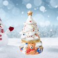thumbnail image 3 of Christmas Tree Jewelry Box Ceramic Hinged Trinket Box Small Christmas Tree Figurine Organizer Home Tabletop Decor Christmas Gifts, 3 of 8
