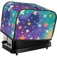 thumbnail image 1 of Toaster Cover 2 Slice Bright Stars Dustproof Bread Maker Cover Fingerprint Bakeware Protection Wide Slot Toaster Bag Reusable Kitchen Small Appliance Cover TC278, 1 of 6