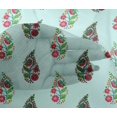 thumbnail image 4 of oneOone Viscose Chiffon Fabric Leaves & Floral Block Print Sewing Fabric BTY 42 Inch Wide, 4 of 4