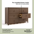 thumbnail image 3 of Storkcraft Casablanca 6 Drawer Dresser, Hazelnut, 3 of 9