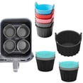 thumbnail image 2 of 6-Piece Silicone Baking Cups for Air Fryer,Versatile Ramekins for Eggs,Muffins,Cupcakes Heat Resistant,Non-Stick,Multi-Color Set, 2 of 6