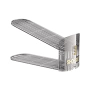 Home Textile Storage Adjustable Height Shoe Slots Organizer Double Layer Shoe Stacker Holder Storage Rack for Efficient Footwear Management