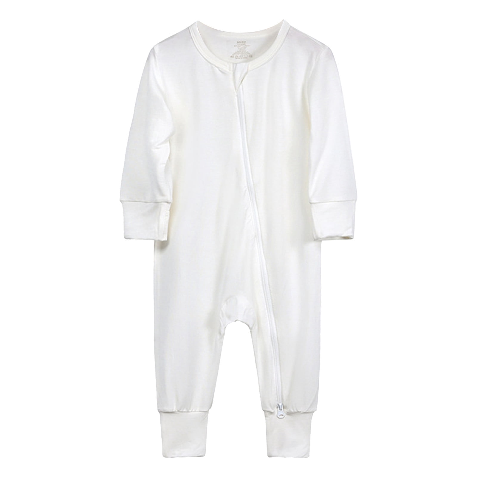 2025 CottonClothes Rompers Footless Pajamas Zipper Bunny Romper Boy Long Sleeve Sleeper