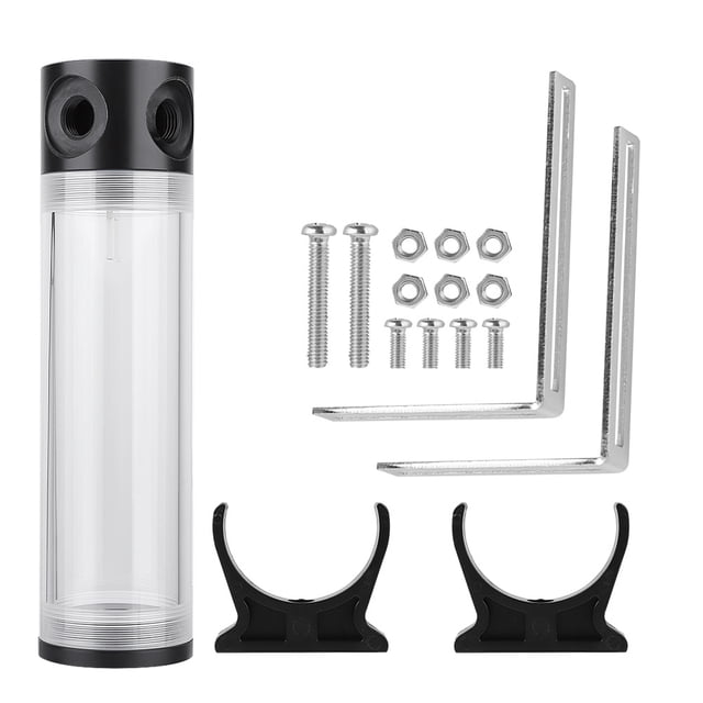 Réservoir de Refroidissement par Eau, Diamètre 50mm Réservoir de Refroidissement par Ordinateur Fil G1/4 Qualité Supérieure
