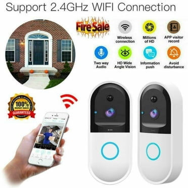 2020 Nouvelle Sonnette de Porte Sans Fil WiFi Intelligente Vidéo Téléphone Sonnette de Porte Vidéo Intercom Caméra de Sécurité / Appel Sonnette de Porte