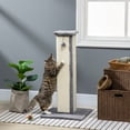 thumbnail image 2 of PawHut 32" Cat Scratching Post for Indoor Cats w/ Sisal Teasing Ball Grey, 2 of 9
