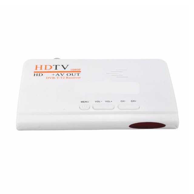 DVB-T DVB-T2 TV Tuner Receiver DVB T/T2 TV Box VGA AV CVBS 1080P: V4D4