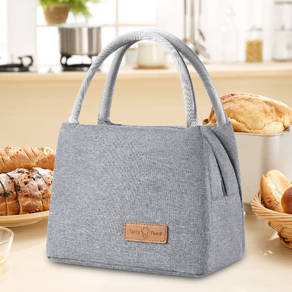Sac à Lunch pour Hommes Femmes Isolé Réutilisable Portable Sac Fourre-Tout à Lunch, Glacière Sac Thermique Étanche Boîte à Lunch pour Adultes Bureau Travail Pique-Nique Voyage