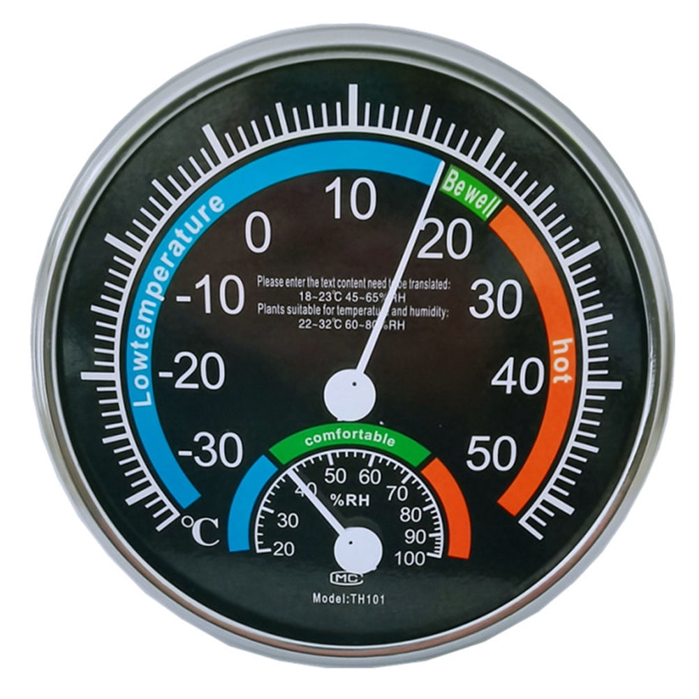 Indoor Pointer Thermometer Home Fahrenheit Celsius Dry And Wet Thermometer